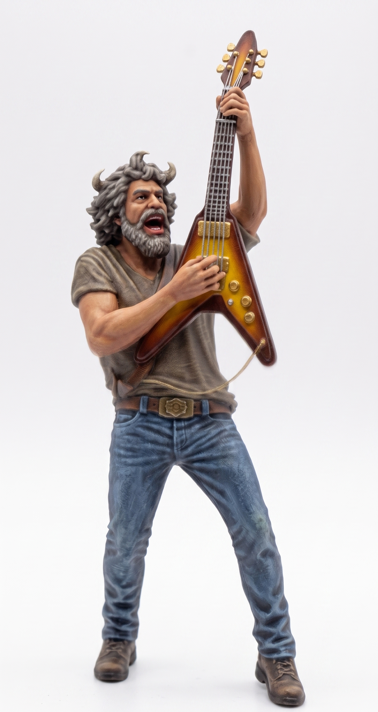Guitarrista barbas