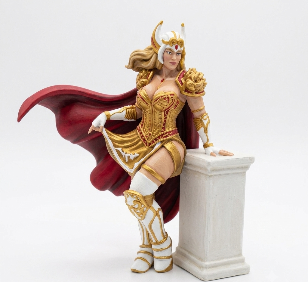 She Ra. Pin up D&D. Fantasía medieval.