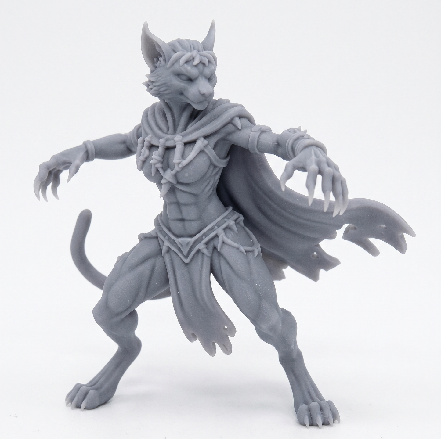 Tabaxi tribal mujer.