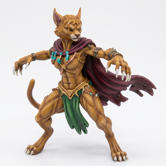 Tabaxi tribal mujer.