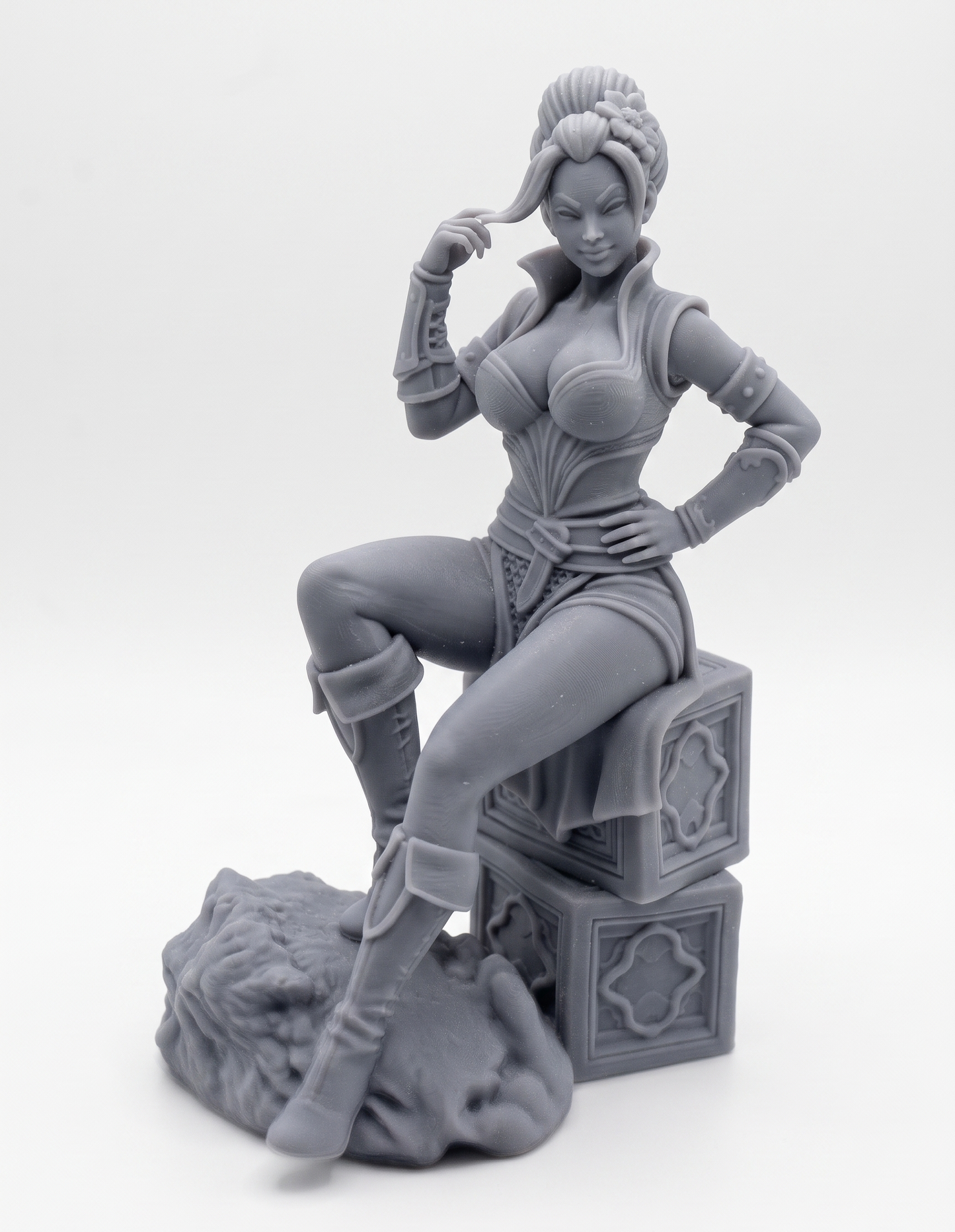 Teela. Pin up D&D. Fantasía medieval.