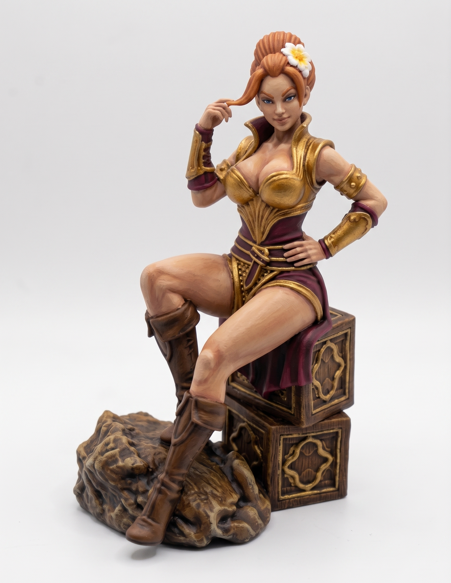 Teela. Pin up D&D. Fantasía medieval.